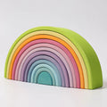 Arches en bois pastel – Ensemble de 12